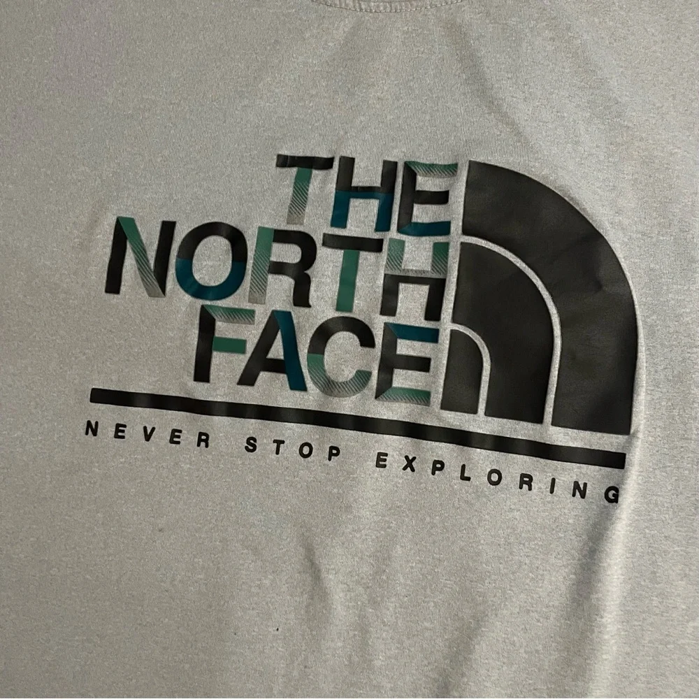 THE NORTH FACE Men's Gray Active Fit Half Dome Long Sleeve T-Shirt Size Large